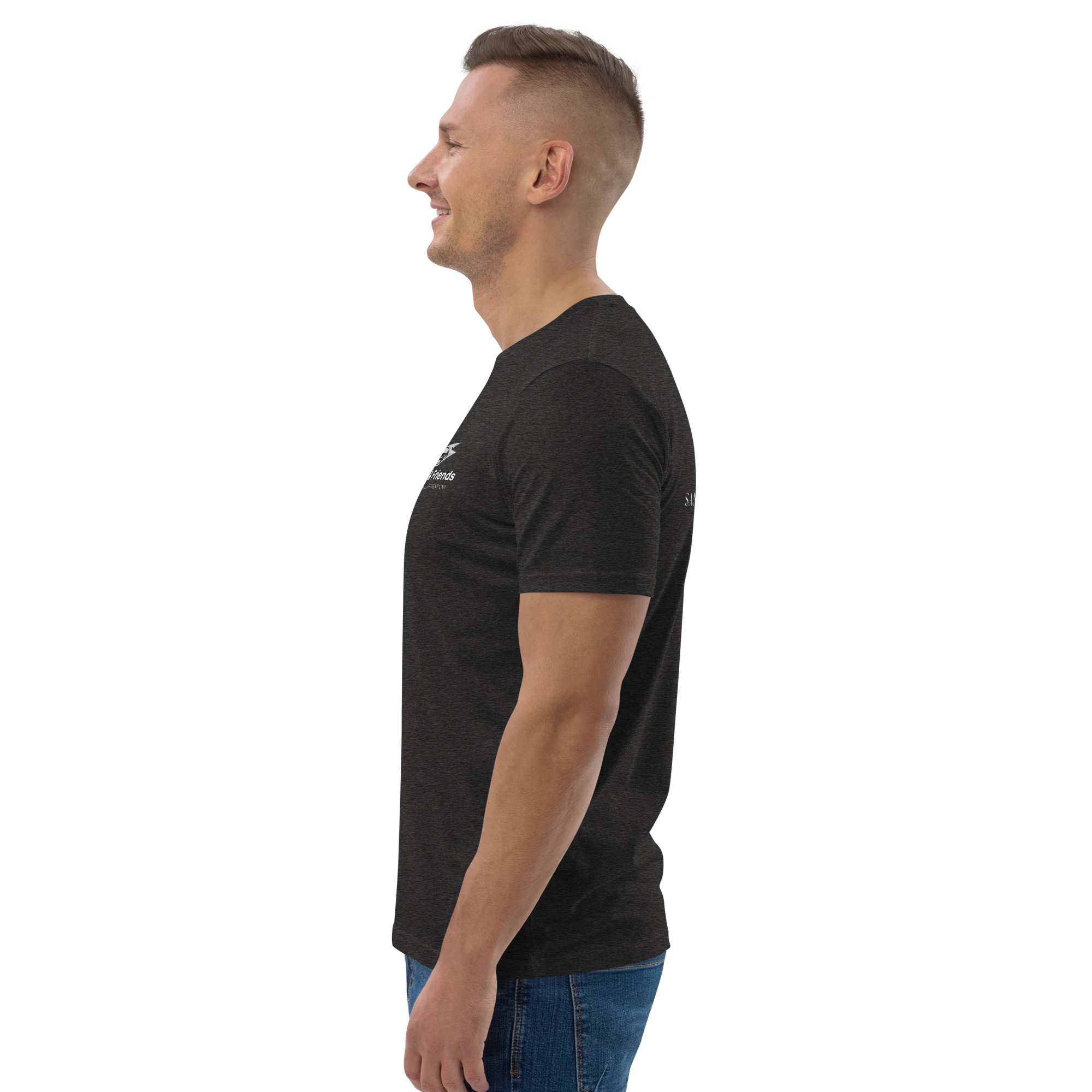 Unisex cotton t-shirt with logo - Image 19