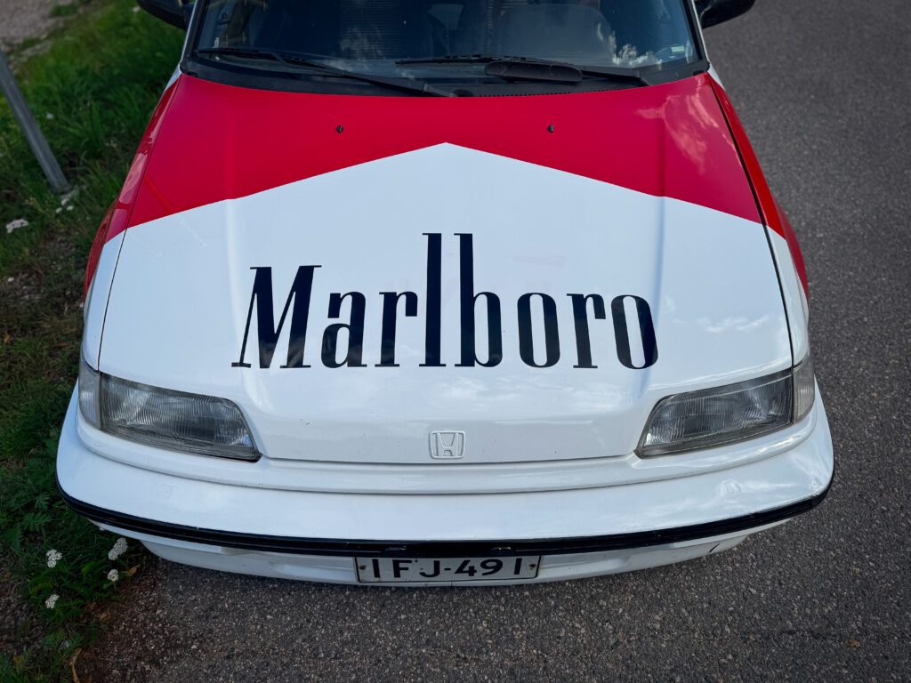 Honda Civic 1990 Marlboro tape